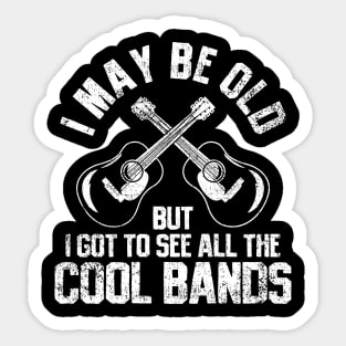 Guitar Band Guitar Player Sticker